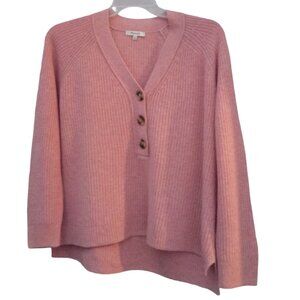 Madewell pink oversized sweater 60% wool sz M